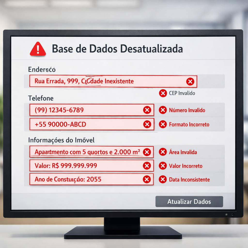 Dados Desatualizados